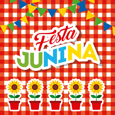 festivity june illustration icon vector design graphic colorfulのイラスト素材