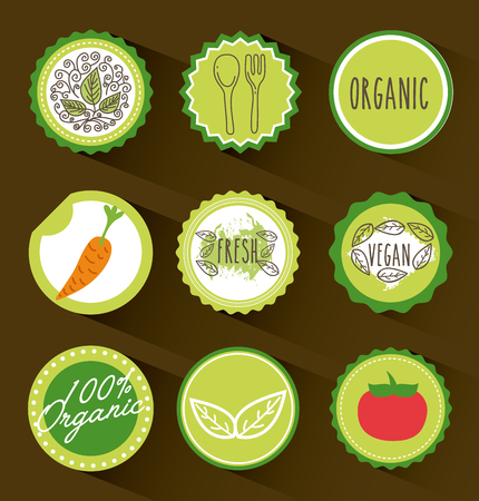 background organic icon vector illstration design graphicのイラスト素材
