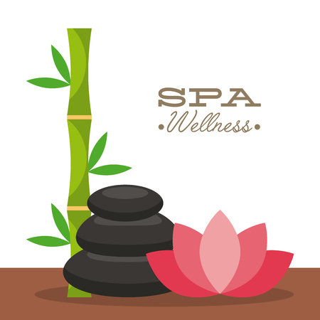 Spa utensils illustration icon vector design graphicのイラスト素材