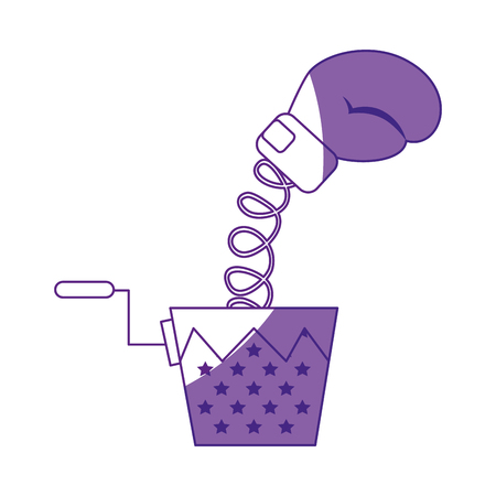 jack glove toy vector icon illustration graphic designのイラスト素材