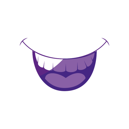 smile fun cartoon vector icon illustration graphic designのイラスト素材