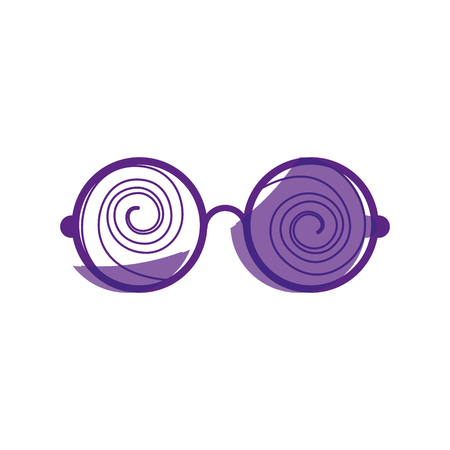 glasses crazy object vector icon illustration graphic designのイラスト素材