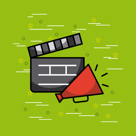 movies and cinema concept vector icon illustration design graphicのイラスト素材