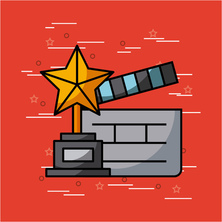 movies and cinema concept vector icon illustration design graphicのイラスト素材