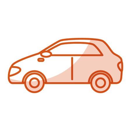 car vehicle sedan icon vector illustration designのイラスト素材