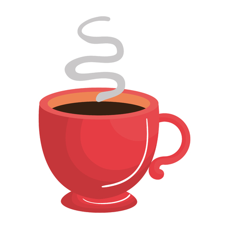 coffee cup isolated icon vector illustration designのイラスト素材