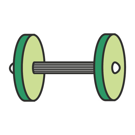 weight lifting device icon vector illustration designのイラスト素材
