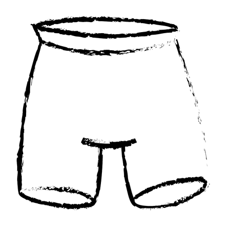 shorts hanging in the laundry vector illustration designのイラスト素材