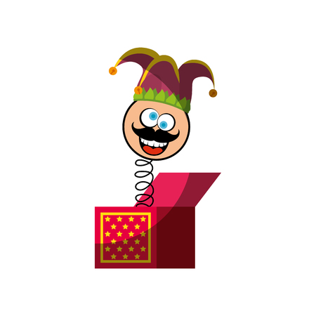 Jack in the box icon vector illustration graphic designのイラスト素材