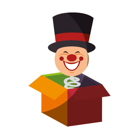 Jack in the box icon vector illustration graphic designのイラスト素材