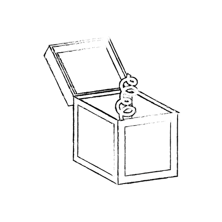 Jack in the box empty icon vector illustration graphic designのイラスト素材