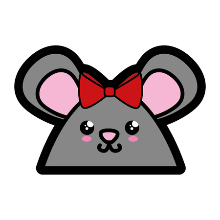 Hamster cartoon icon vector illustration graphic designのイラスト素材