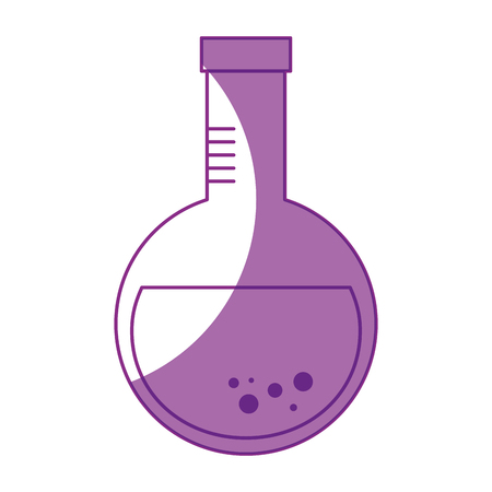 Chemistry flask lab icon vector illustration graphic designのイラスト素材