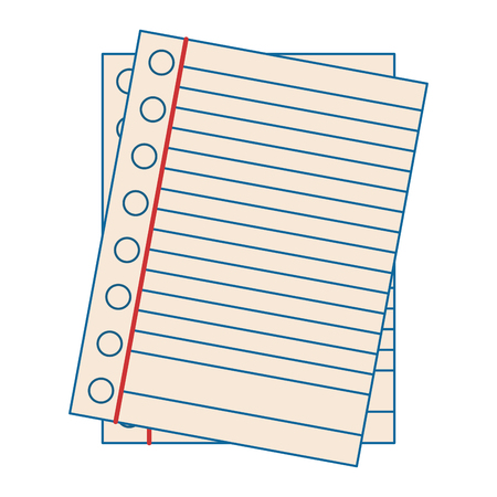 Set of sheets icon vector illustration graphic design.のイラスト素材