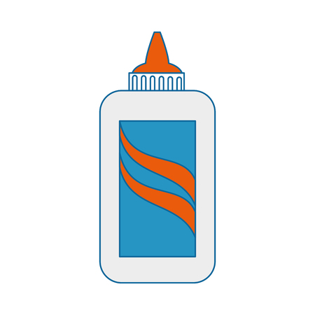 Bottle of glue icon vector illustration graphic design.のイラスト素材