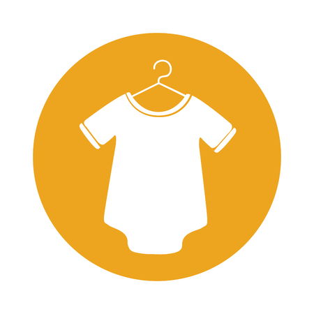 cute Baby outfit icon vector illustration designのイラスト素材