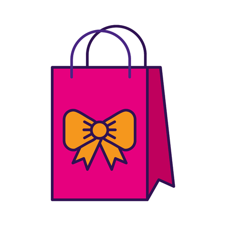 cute gift bag cartoon vector graphic designのイラスト素材