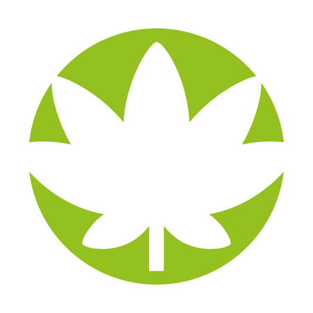 leaf plant decorative icon vector illustration designのイラスト素材