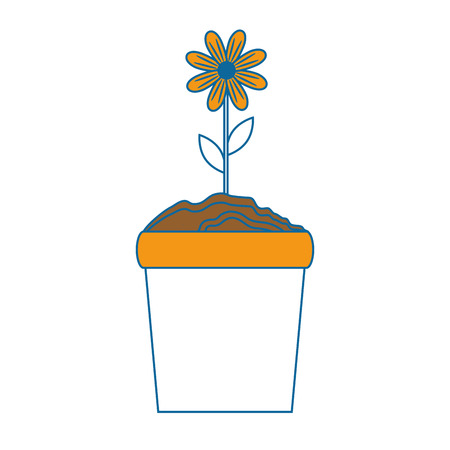 Beautiful flower gardening icon vector illustration graphic designのイラスト素材