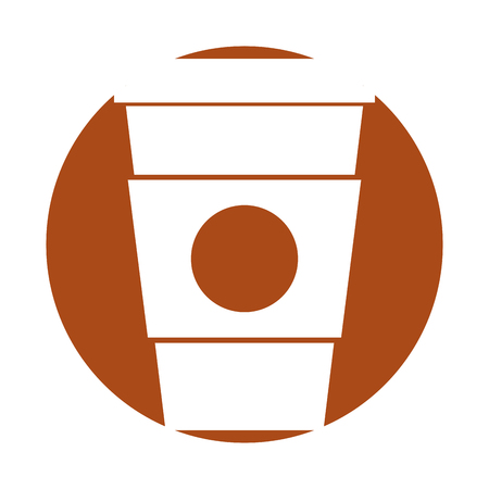 plastic cup isolated icon vector illustration designのイラスト素材