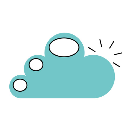cloud computing isolated icon vector illustration designのイラスト素材