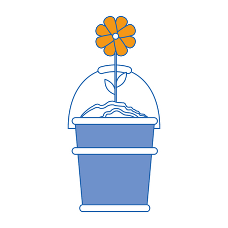 Beautiful flowers gardening icon vector illustration graphic designのイラスト素材