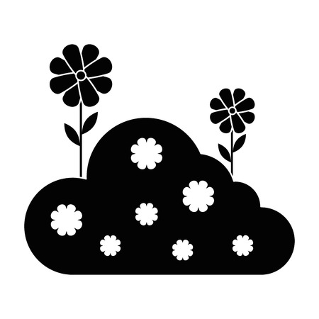 Bush plant isolated icon vector illustration graphic design icon vector illustration graphic designのイラスト素材