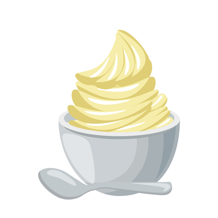 Delicious ice cream icon vector illustration graphic designのイラスト素材