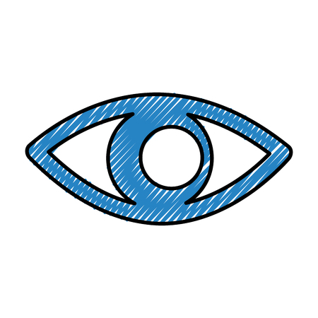 eye view symbol icon vector illustration designのイラスト素材