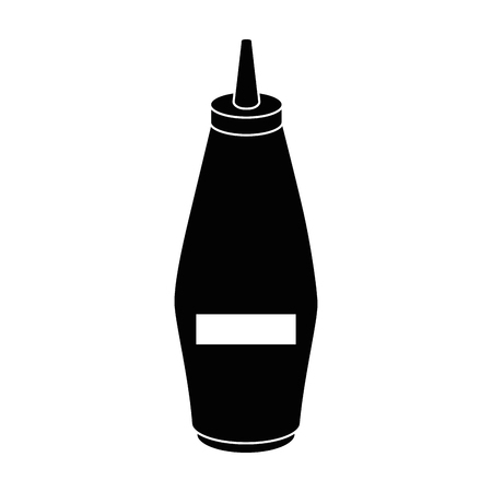 Mustard in bottle icon vector illustration graphic designのイラスト素材