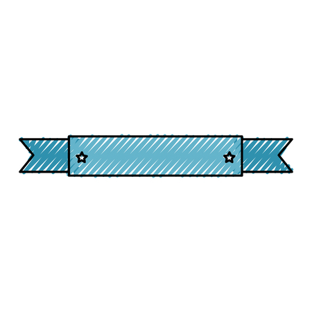 ribbon frame decorative icon vector illustration designのイラスト素材