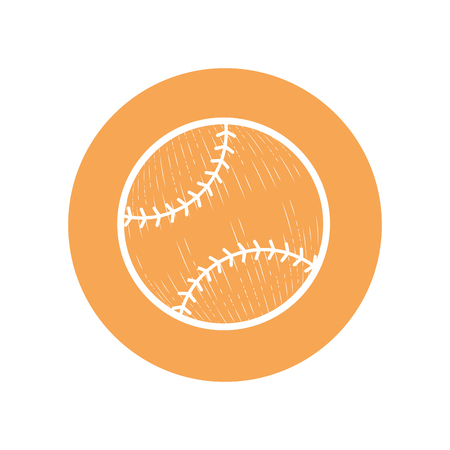 Baseball sport game icon vector illustration graphic designのイラスト素材