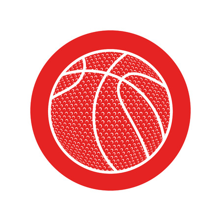 Basketball sport game icon vector illustration graphic designのイラスト素材