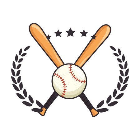 Baseball sport game icon vector illustration graphic designのイラスト素材