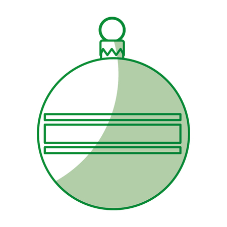 christmas ball isolated icon vector illustration designのイラスト素材