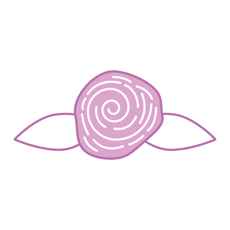 cute flower rose icon vector illustration designのイラスト素材