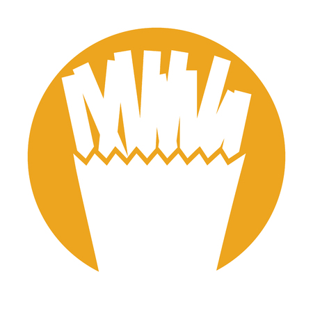 french fries isolated icon vector illustration designのイラスト素材