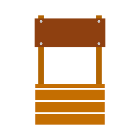 farm fount isolated icon vector illustration designのイラスト素材