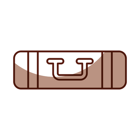 shadow brown bag of camping vector graphic designのイラスト素材