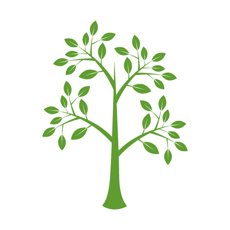 tree icon over white background vector illustrationのイラスト素材