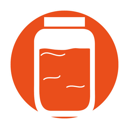 jar isolated icon vector illustration designのイラスト素材