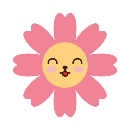 A natural flower spa character vector illustration designのイラスト素材