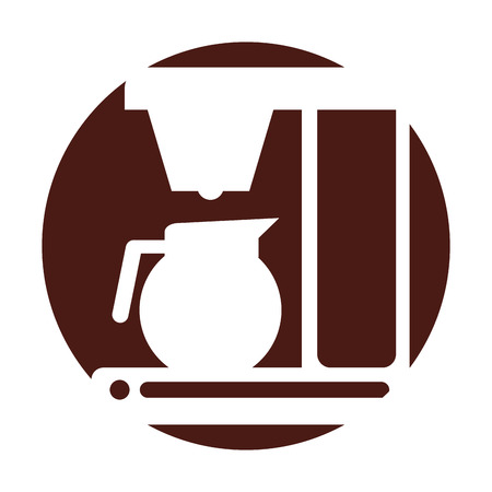 coffee machine isolated icon vector illustration designのイラスト素材