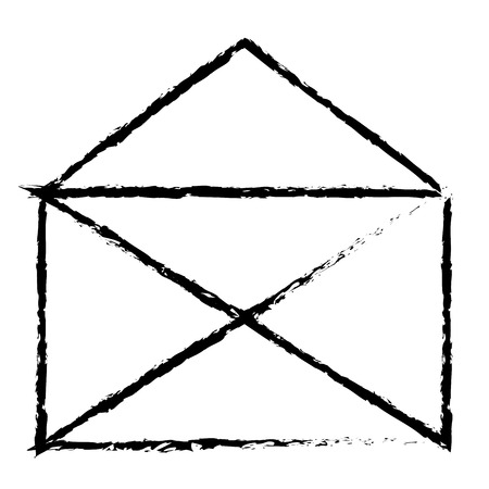 envelope mail isolated icon vector illustration designのイラスト素材