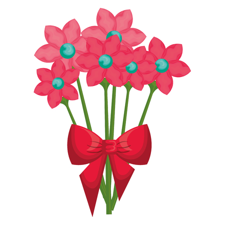 beautiful flowers decorative icon vector illustration design vector illustration designのイラスト素材