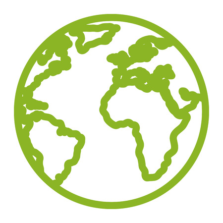 world planet earth icon vector illustration designのイラスト素材