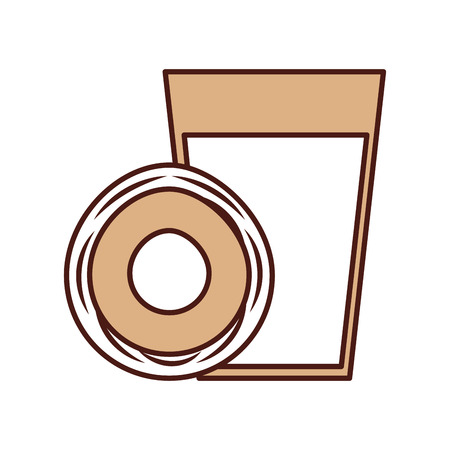 coconut juice tropical fruit beverage vector illustration designのイラスト素材