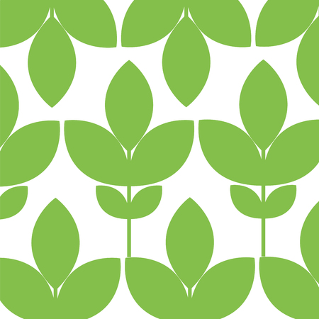 leafs plant ecology pattern vector illustration designのイラスト素材