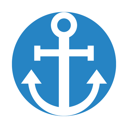 sail anchor isolated icon vector illustration designのイラスト素材