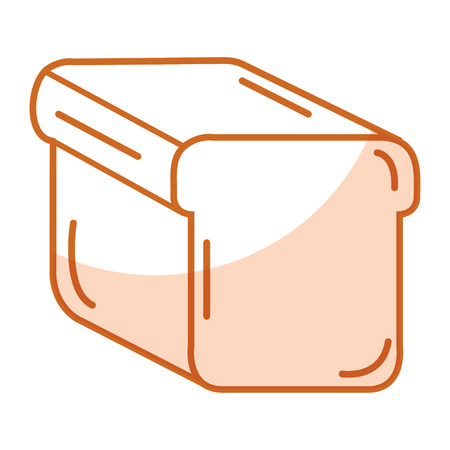 delicious toast bread isolated icon vector illustration designのイラスト素材
